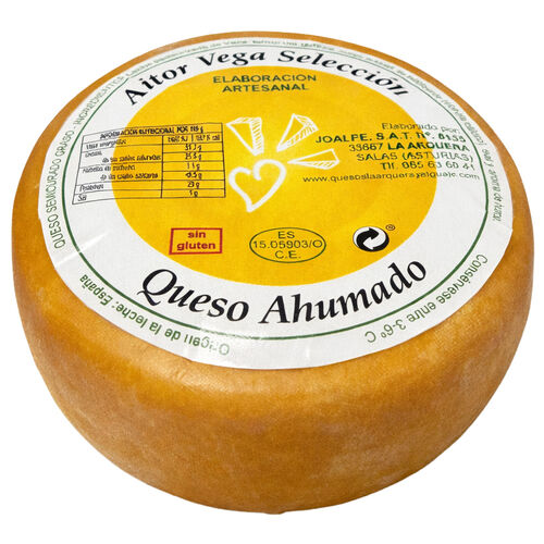Queso ahumado AITOR VEGA SELECCI&Oacute;N 500g image number