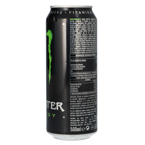 Bebida energ&eacute;tica MONSTER GREEN lata 50cl image number