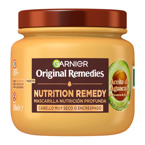 MASCARILLA NUTRITION REMEDY ORIGINAL REMEDIES 340ml image number