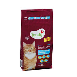PIENSO PARA GATO ESTERILIZADO CON POLLO,CEREALES Y VERDURA TANDY 1,5kg