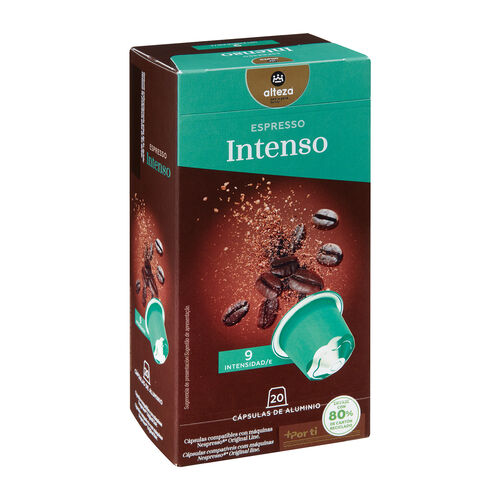 Caf&eacute; Espresso intenso ALTEZA 20 c&aacute;psulas image number