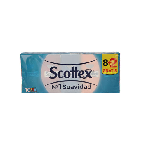 Pa&ntilde;uelos de papel SCOTTEX pack 8uds image number