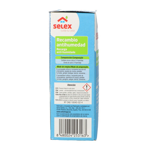 ANTIHUMEDAD SELEX RECAMBIO 450g image number