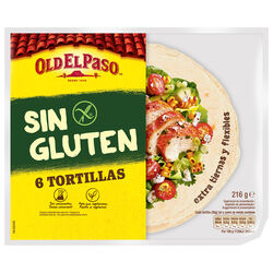 TORTILLA OLD EL PASO SIN GLUTEN 6uds