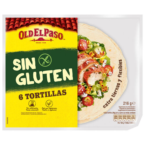 TORTILLA OLD EL PASO SIN GLUTEN 6uds image number