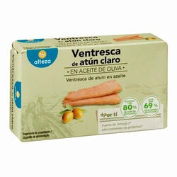VENTRESCA DE ATUN CLARO EN ACEITE DE OLIVA ALTEZA 111g
