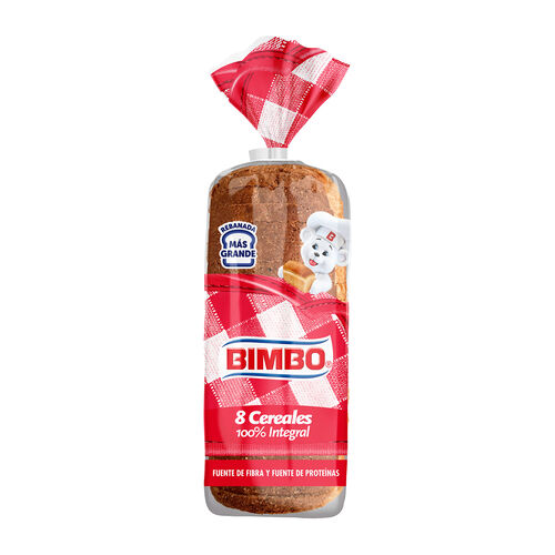 PAN DE MOLDE 8 CEREALES INTEGRAL BIMBO 650g image number