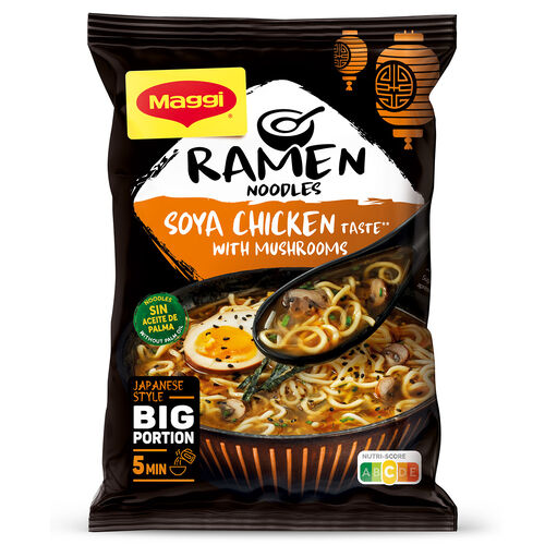 Ramen de pollo con champi&ntilde;ones MAGGI 90g image number