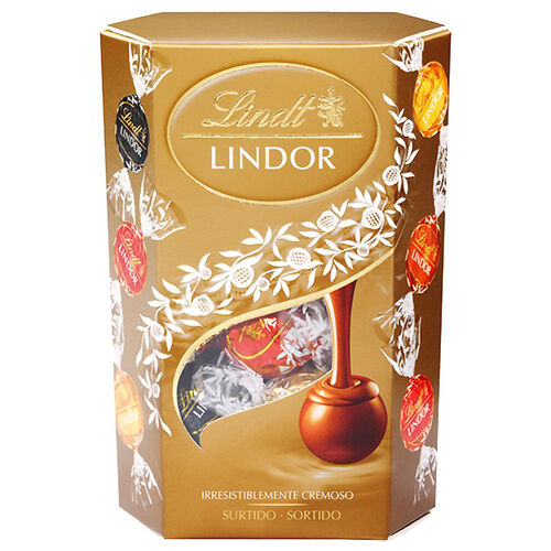 Bombones LINDT LINDOR cornet surtido 200g image number