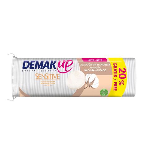 Discos desmaquillantes sensitiv demak Up 70 uds image number