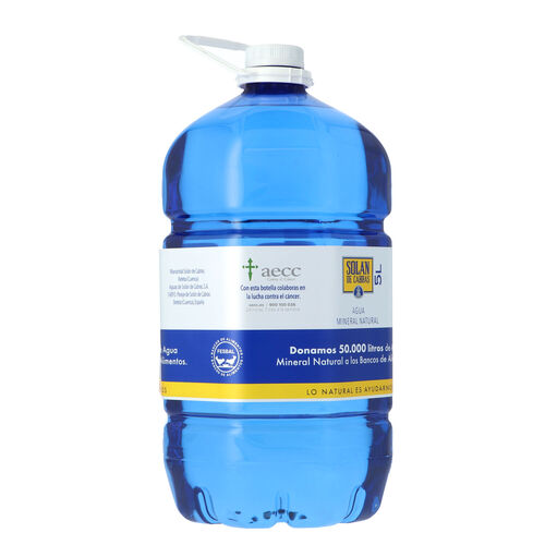 Agua mineral SOL&Aacute;N DE CABRAS 5L image number