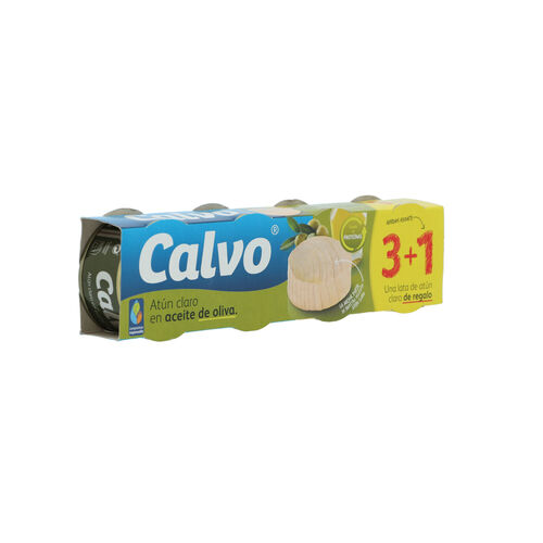 Atun claro CALVO aceite oliva pack 3x65g image number