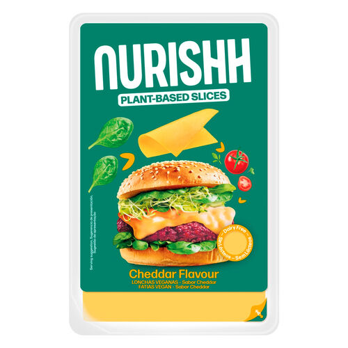 NURISHH CHEDDAR 8 LONCHAS 160g image number