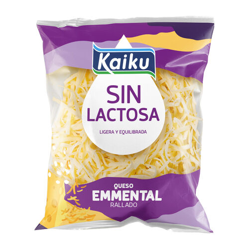 Queso rallado sin lactosa KAIKU 100g image number