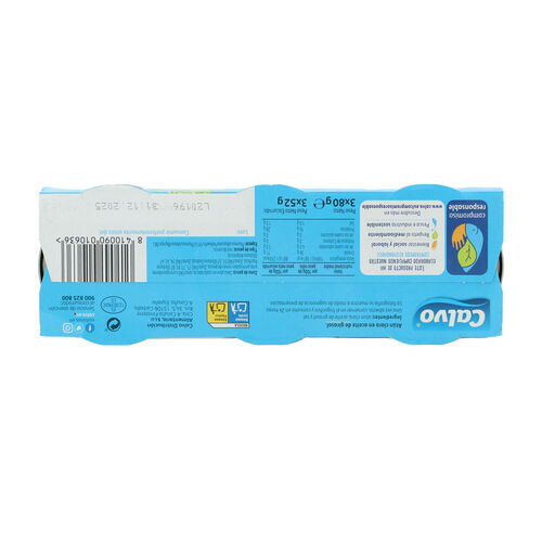 ATUN CLARO EN ACEITE DE GIRASOL CALVO 3x65g image number