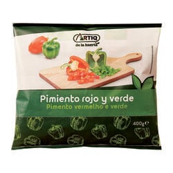 Pimiento rojo y verde congelado ARTIQ 400g