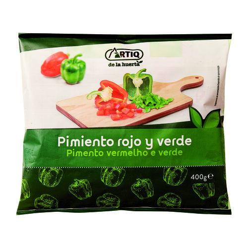 Pimiento rojo y verde congelado ARTIQ 400g image number