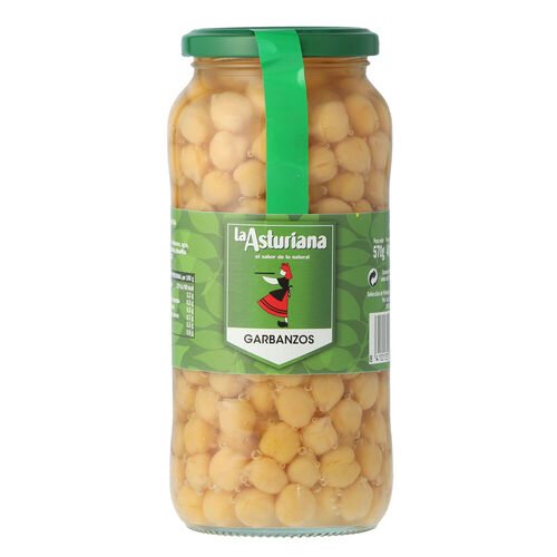 Garbanzo cocido LA ASTURIANA 570g image number