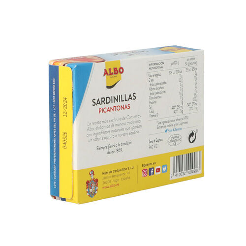 SARDINILLA PICANTONA ALBO 105g image number