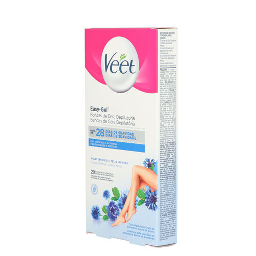 Depilatorio corporal bandas cera fria VEET piel sensible 20 bandas image number
