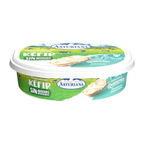 Queso crema con fermentos del k&eacute;fir Central Lechera ASTURIANA 200g image number