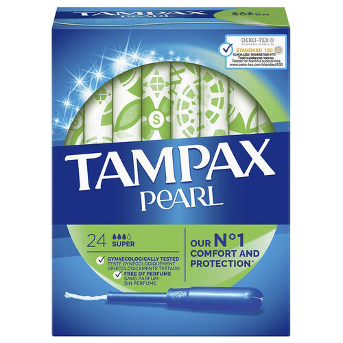 TAMPONES TAMPAX PEARL SUPER 24uds image number
