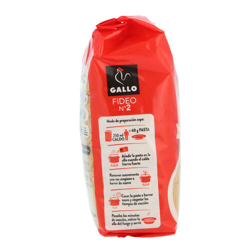 Fideos GALLO n2 450g image number