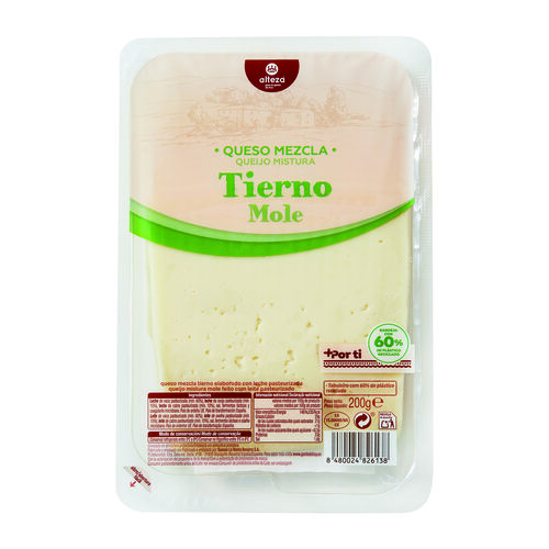 QUESO MEZCLA TIERNO EN LONCHAS ALTEZA 200g image number