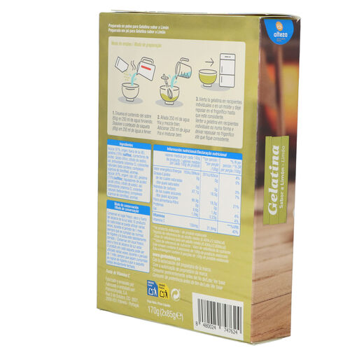 Gelatina ALTEZA lim&oacute;n pack 2x85g image number