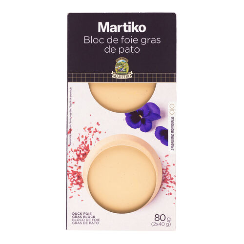 Bloc de foie gras de PATO MARTIKO 2x40g image number