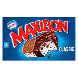 Helado sandwich de nata MAXIBON NESTL&Eacute; 4x150ml
