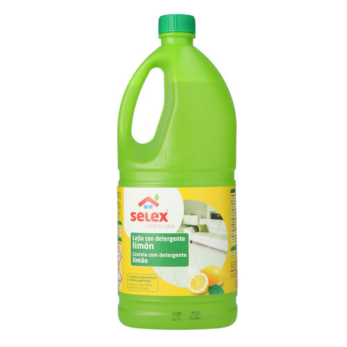 Lejia con detergente SELEX limon 2L image number