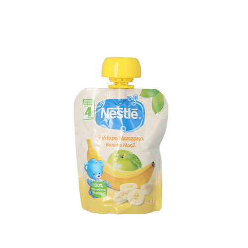 Bolsitas NESTLÉ NATURNES platano y manzana a partir de 6 meses 25g image number