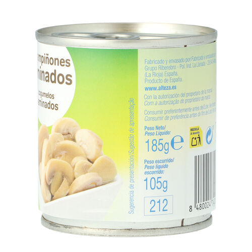 CHAMPIÑON LAMINADO ALTEZA 185g image number