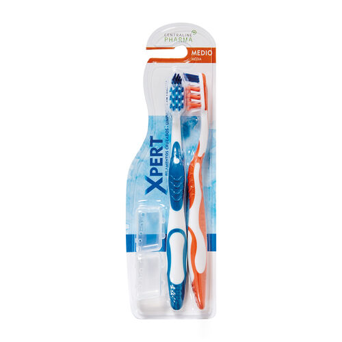 Cepillo dental medio xpert centralina pharma 2uds image number