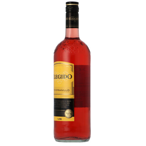 Vino rosado ELEGIDO tempranillo botella 1L image number