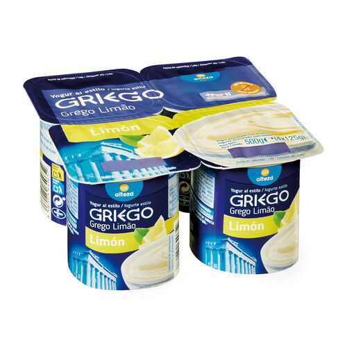 Yogur griego con lim&oacute;n ALTEZA 4x125g image number