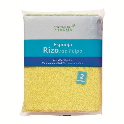 Esponja de ba&ntilde;o rizo CENTRALINE PHARMA 2uds image number