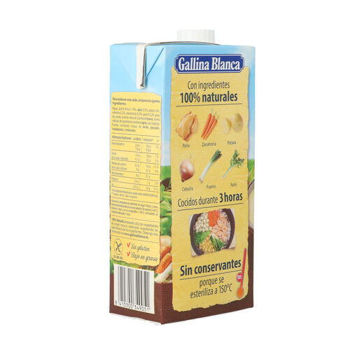 CALDO DE POLLO GALLINA BLANCA 1L image number
