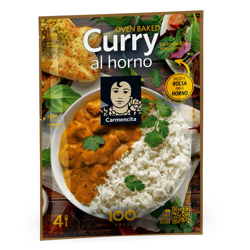 SAZONADOR DE CURRY CON BOLSA PARA HORNO CARMENCITA 40g image number