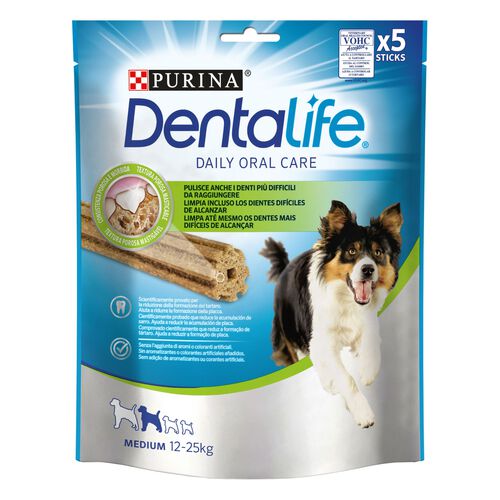 Snack dental para perro medium Stick DENTALIFE PURINA 115g image number