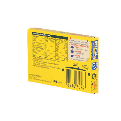 CALDO DE POLLO AVECREM 8 PASTILLAS 84g image number