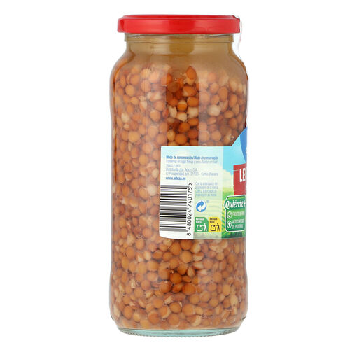 LENTEJAS COCIDAS ALTEZA 540g image number