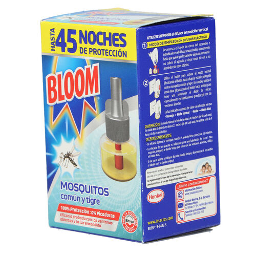 INSECTICIDA ELECTRICO BLOOM RECAMBIO 45 NOCHES image number