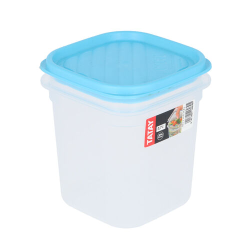TUPPER CUADRADO TATAY AZUL 700 ML image number