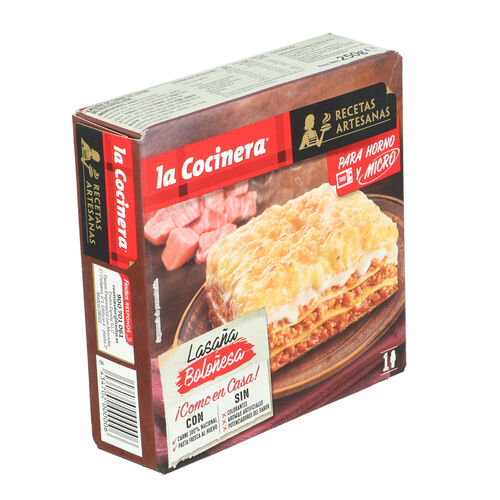 LASAÑA COCINERA BOLOÑESA PARA MICROHONDAS 280g image number