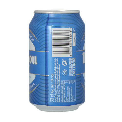 CERVEZA MAHOU SIN LATA 33cl image number