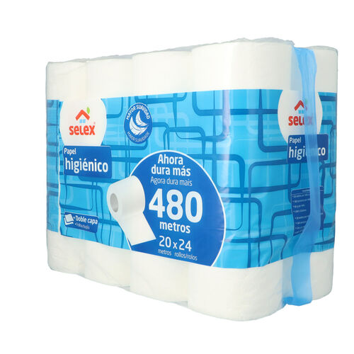 PAPEL HIGIENICO SELEX PACK 24uds image number