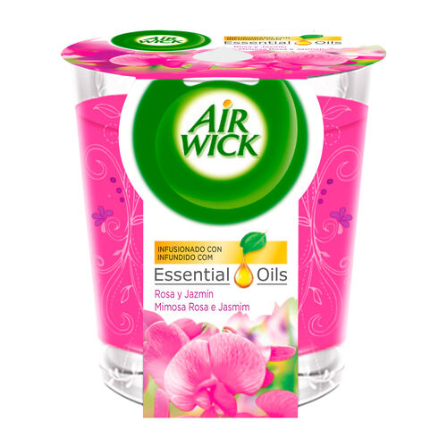 Vela perfumada Essential Oils Rosa y Jazm&iacute;n AIR WICK image number