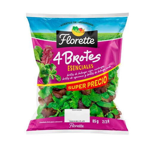 Ensalada 4 Brotes Esenciales FLORETTE 85g image number